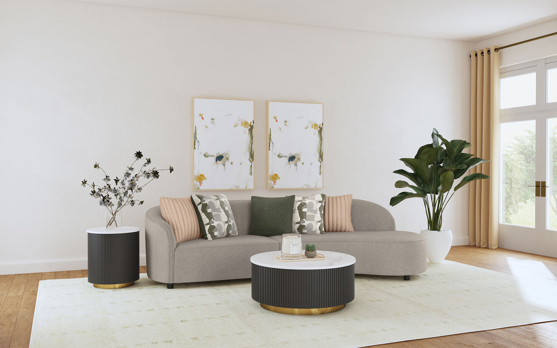Fayette Stationary Sectionals Greige - Furniture Land (Milwaukee, WI)