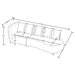 Fayette Stationary Sectionals Greige - Furniture Land (Milwaukee, WI)