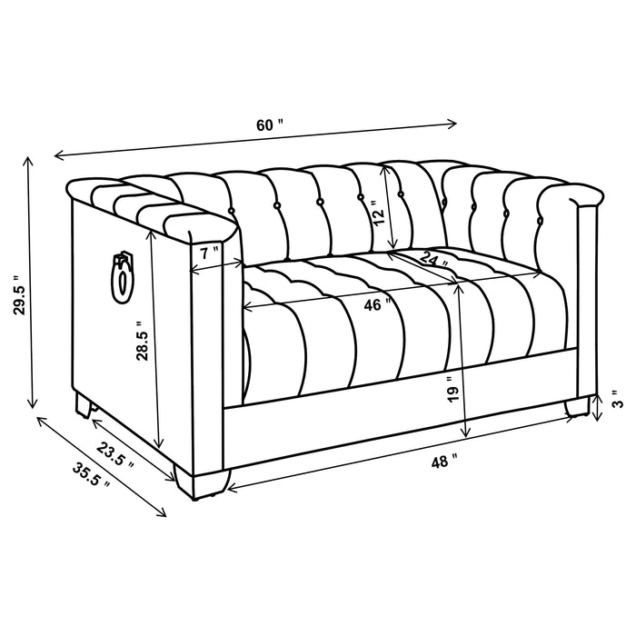 Chaviano Stationary 3 Pc Sets - Furniture Land (Milwaukee, WI)