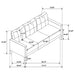 Bowen Stationary 3 Pc Sets - Furniture Land (Milwaukee, WI)