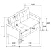 Bowen Stationary 3 Pc Sets - Furniture Land (Milwaukee, WI)