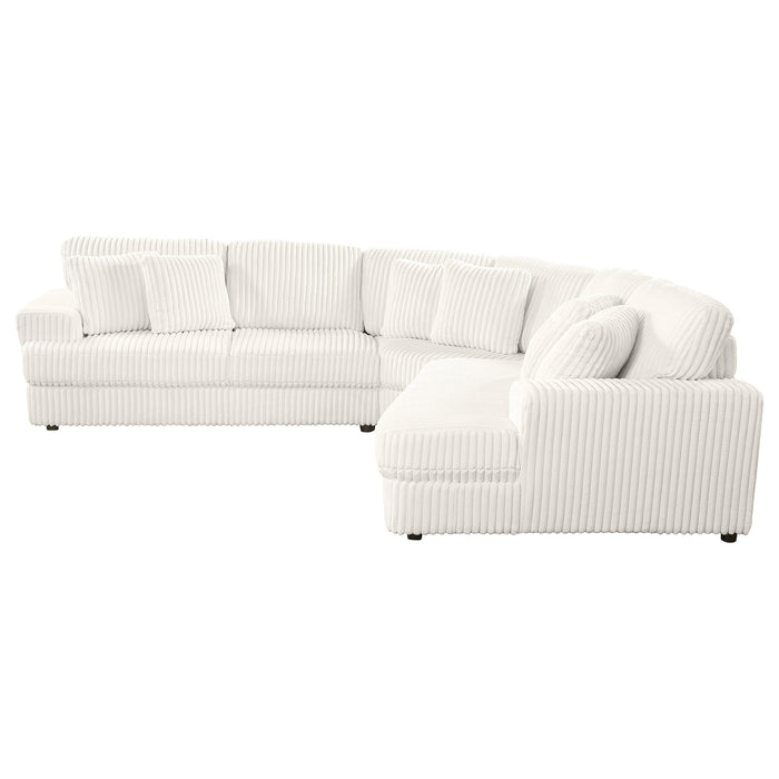 Emberson Upholstered Modular Sectional Sofa Ivory - Furniture Land (Milwaukee, WI)