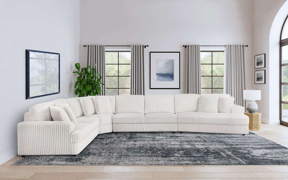 Emberson Upholstered Modular Sectional Sofa Ivory - Furniture Land (Milwaukee, WI)