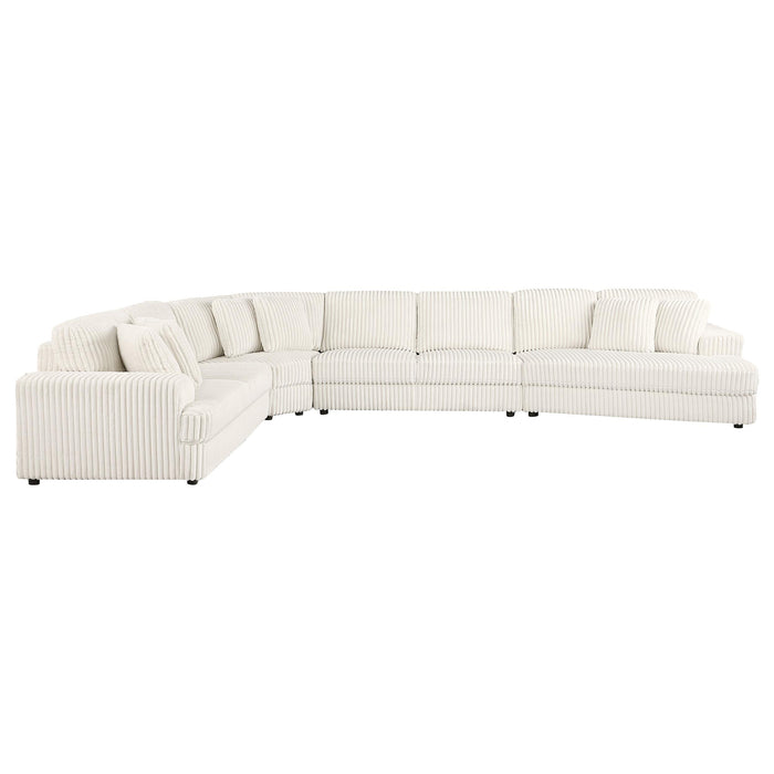 Emberson Upholstered Modular Sectional Sofa Ivory - Furniture Land (Milwaukee, WI)