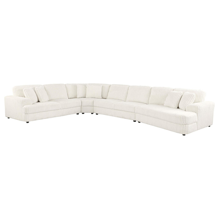 Emberson Upholstered Modular Sectional Sofa Ivory - Furniture Land (Milwaukee, WI)