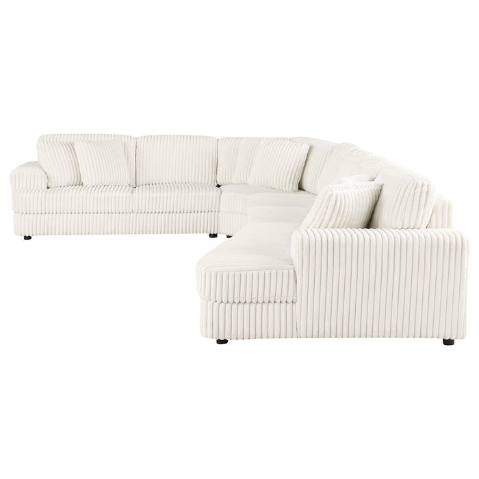 Emberson Upholstered Modular Sectional Sofa Ivory - Furniture Land (Milwaukee, WI)