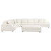 Emberson Upholstered Modular Sectional Sofa Ivory - Furniture Land (Milwaukee, WI)