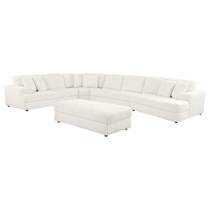 Emberson Upholstered Modular Sectional Sofa Ivory - Furniture Land (Milwaukee, WI)