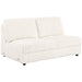 Emberson Upholstered Armless Loveseat Ivory - Furniture Land (Milwaukee, WI)