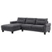 Caspian Stationary Sectionals - Furniture Land (Milwaukee, WI)