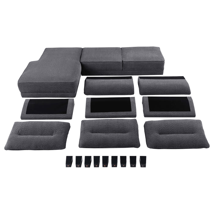 Caspian Stationary Sectionals - Furniture Land (Milwaukee, WI)