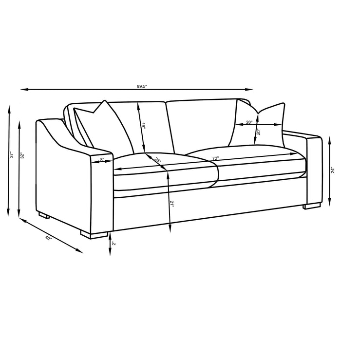 Ashlyn Stationary 3 Pc Sets - Furniture Land (Milwaukee, WI)