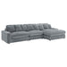 Blaine Upholstered Reversible Chaise Sectional Sofa - Furniture Land (Milwaukee, WI)
