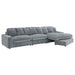 Blaine Upholstered Reversible Chaise Sectional Sofa - Furniture Land (Milwaukee, WI)