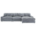 Blaine Upholstered Reversible Chaise Sectional Sofa - Furniture Land (Milwaukee, WI)