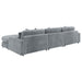 Blaine Upholstered Reversible Chaise Sectional Sofa - Furniture Land (Milwaukee, WI)