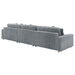 Blaine Upholstered Reversible Chaise Sectional Sofa - Furniture Land (Milwaukee, WI)
