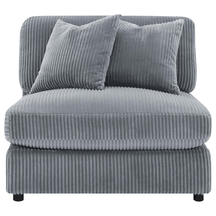 Blaine Upholstered Reversible Chaise Sectional Sofa - Furniture Land (Milwaukee, WI)