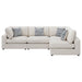 Serene 4 Pc Sectional Beige - Furniture Land (Milwaukee, WI)