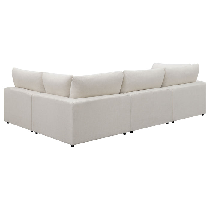 Serene 4 Pc Sectional Beige - Furniture Land (Milwaukee, WI)
