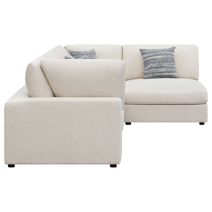 Serene 4 Pc Sectional Beige - Furniture Land (Milwaukee, WI)