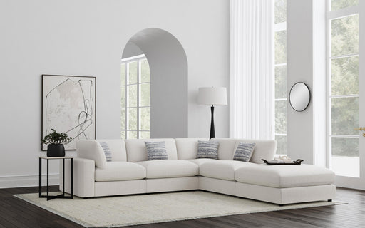 Serene 5-piece Upholstered Modular Sectional Sofa Beige - Furniture Land (Milwaukee, WI)