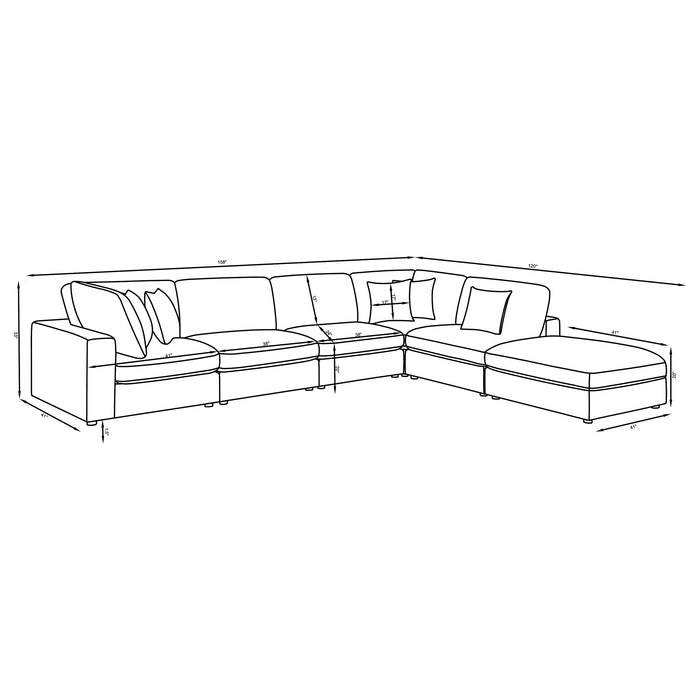 Serene Modular Sectionals sofa sets - Furniture Land (Milwaukee, WI)