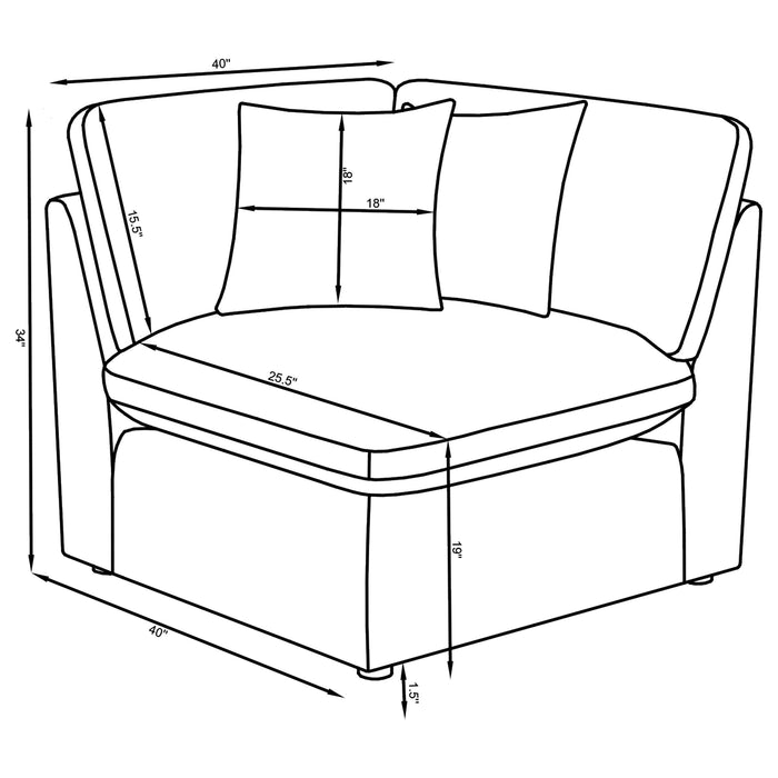 Hobson Sectionals 9 - Furniture Land (Milwaukee, WI)
