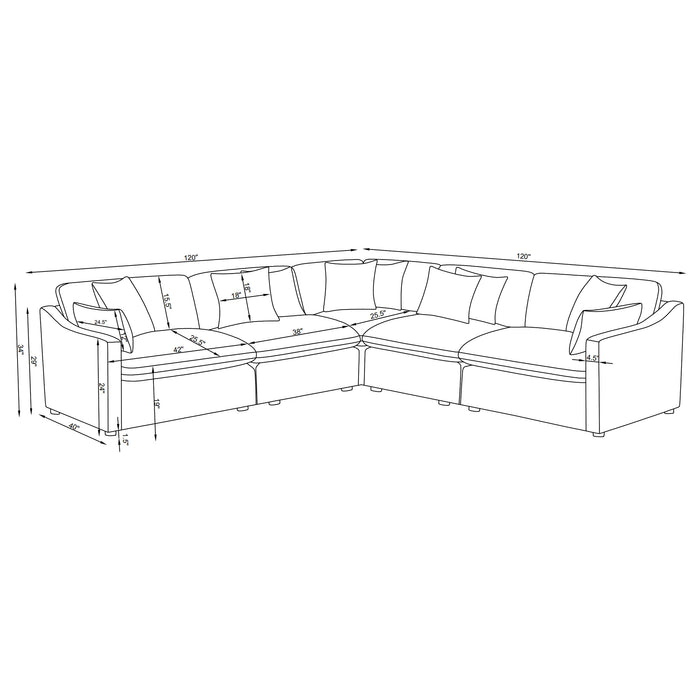 Hobson Sectionals 9 - Furniture Land (Milwaukee, WI)