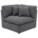 Hobson 6-piece Upholstered Modular Sectional Sofa Charcoal - Furniture Land (Milwaukee, WI)