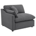 Hobson 6-piece Upholstered Modular Sectional Sofa Charcoal - Furniture Land (Milwaukee, WI)