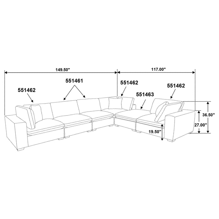 Lakeview Modular Sectionals Seating - Furniture Land (Milwaukee, WI)