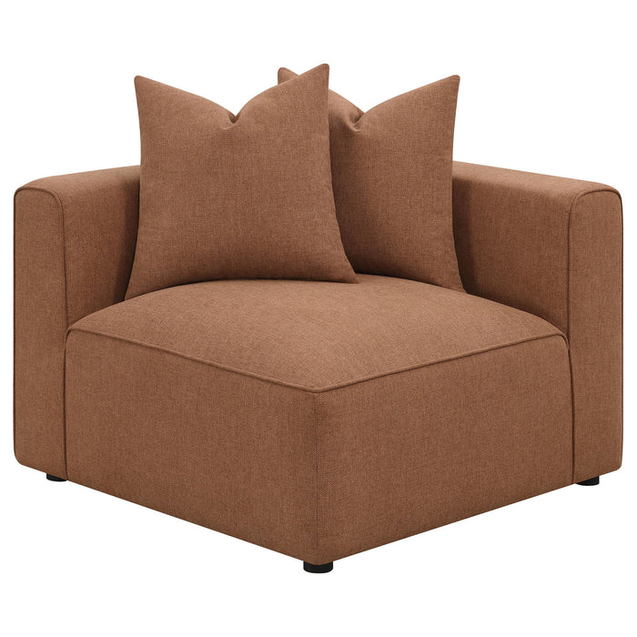 Jennifer Upholstered Corner Chair - Furniture Land (Milwaukee, WI)