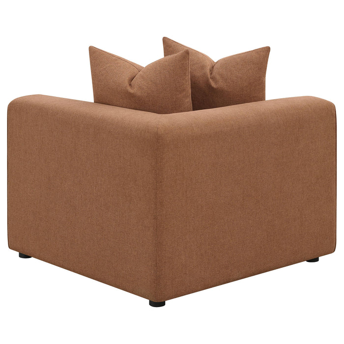 Jennifer Upholstered Corner Chair - Furniture Land (Milwaukee, WI)