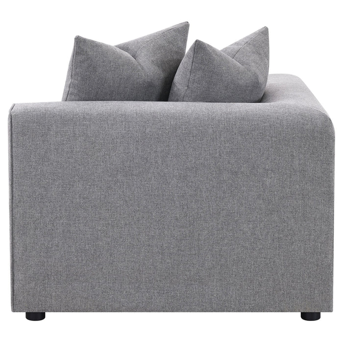 Jennifer Upholstered Corner Chair - Furniture Land (Milwaukee, WI)
