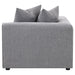 Jennifer Upholstered Corner Chair - Furniture Land (Milwaukee, WI)