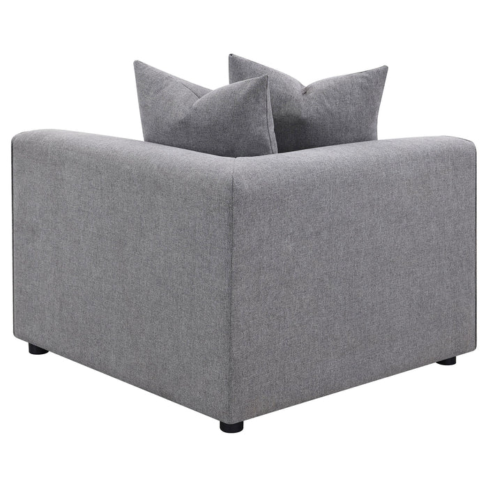 Jennifer Upholstered Corner Chair - Furniture Land (Milwaukee, WI)