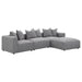 Jennifer Upholstered Corner Chair - Furniture Land (Milwaukee, WI)