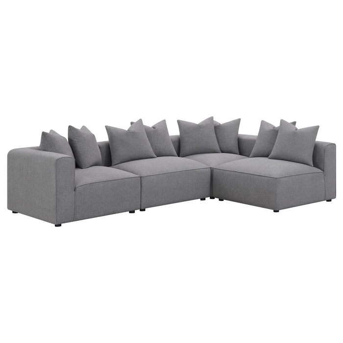 Jennifer Upholstered Corner Chair - Furniture Land (Milwaukee, WI)