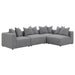 Jennifer Upholstered Corner Chair - Furniture Land (Milwaukee, WI)