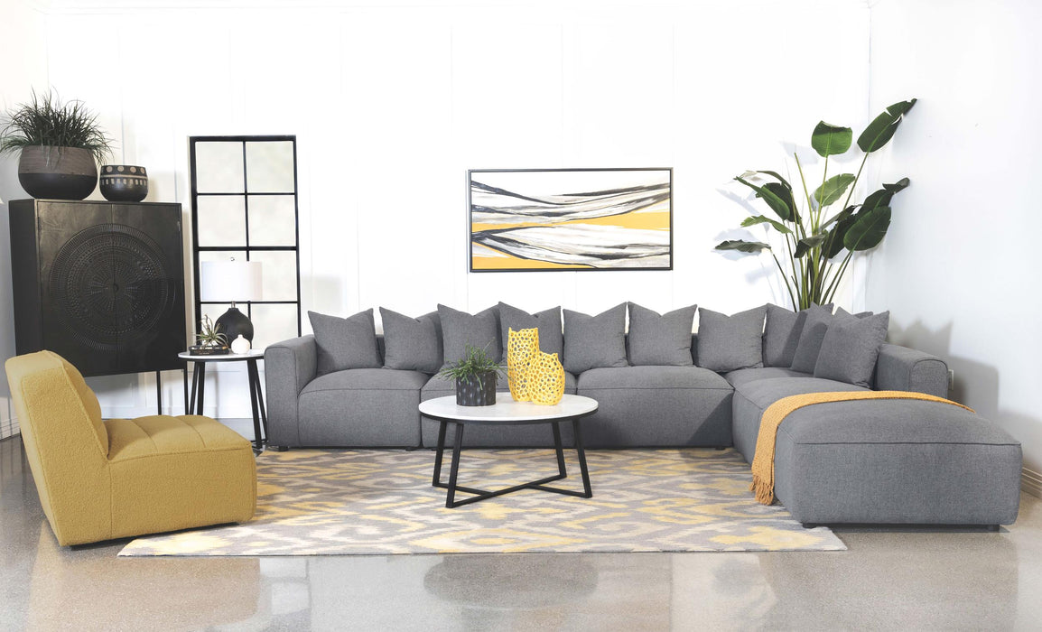 Jennifer Upholstered Corner Chair - Furniture Land (Milwaukee, WI)