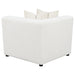 Freddie Upholstered Corner Chair Pearl - Furniture Land (Milwaukee, WI)