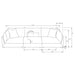 Sasha Stationary Sofas - Furniture Land (Milwaukee, WI)