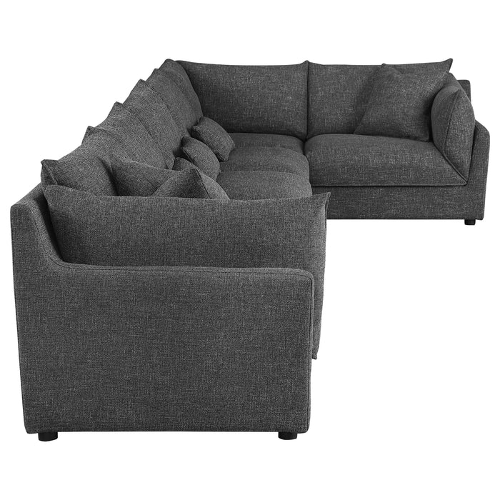 Sasha 6 Piece Sectionals - Furniture Land (Milwaukee, WI)