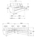 Georgina Modular Sectionals 5 - Furniture Land (Milwaukee, WI)