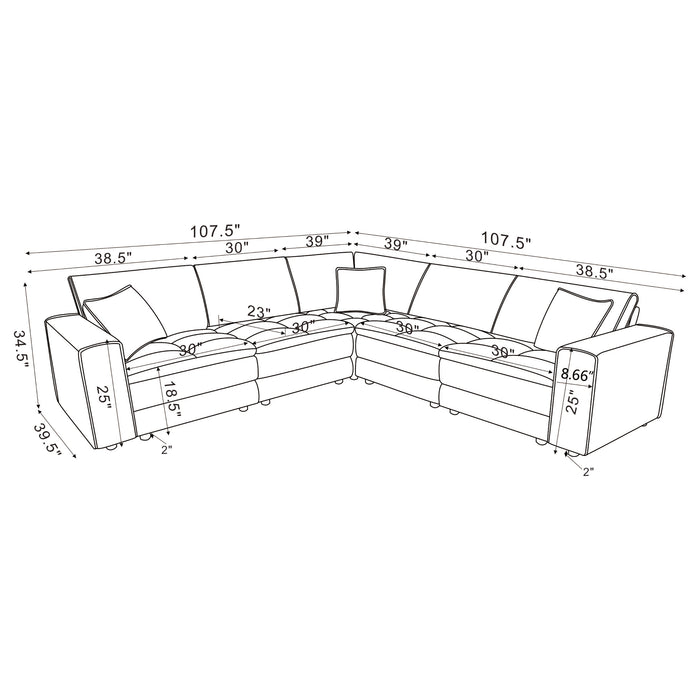 Atlantic Modular Sectionals - Furniture Land (Milwaukee, WI)