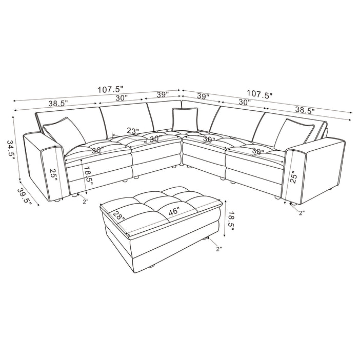 Atlantic Modular Sectionals - Furniture Land (Milwaukee, WI)