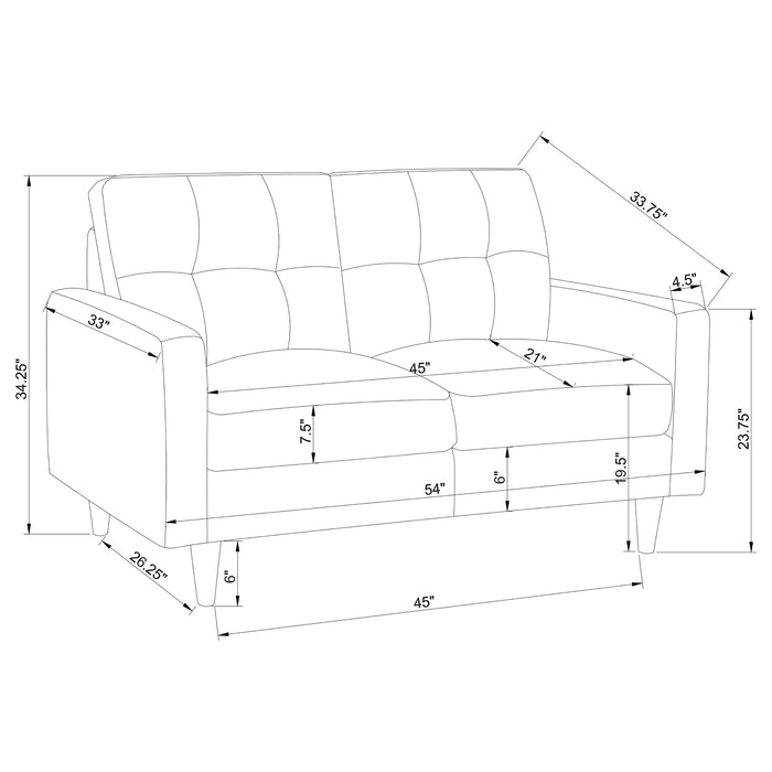 Watsonville Stationary 3 Pc Sets - Furniture Land (Milwaukee, WI)