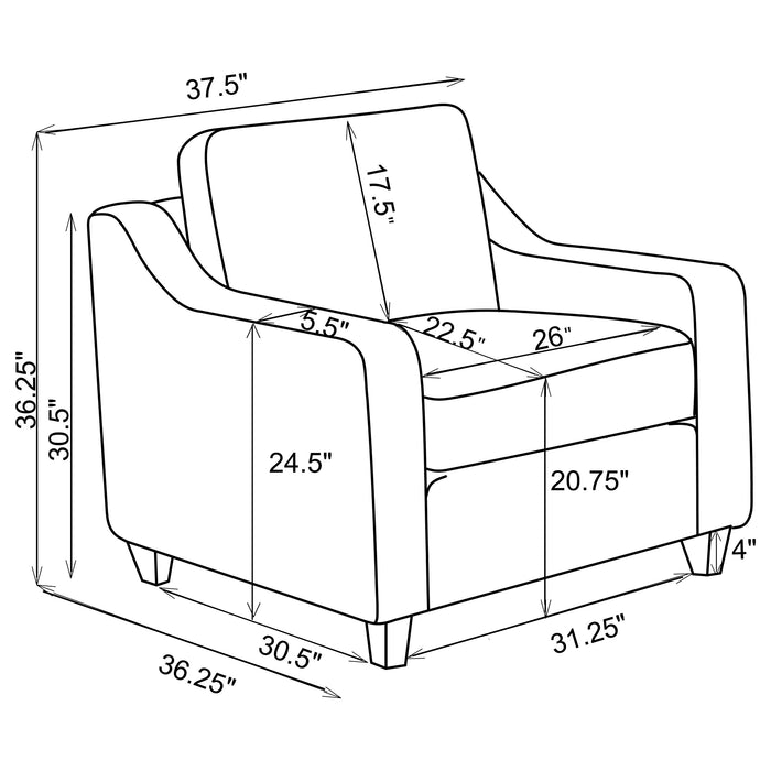 Christine Stationary Sets - Furniture Land (Milwaukee, WI)