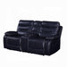 Aashi Motion Loveseat With Console - Furniture Land (Milwaukee, WI)